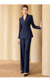 Wide Leg DoubleBreasted Pantsuit
